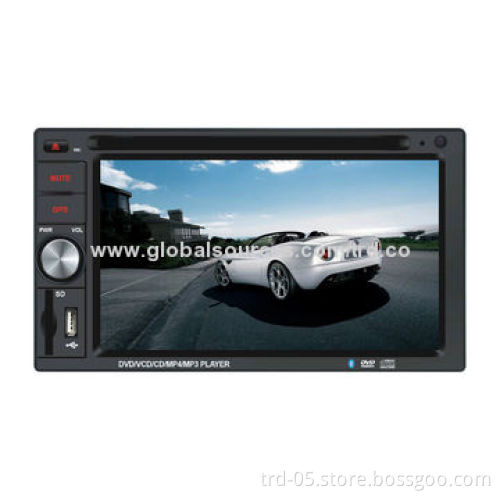 6.95-inch TFT Screen Double Din Car MP3 Player, Supports DVD, GPS, Bluetooth Function